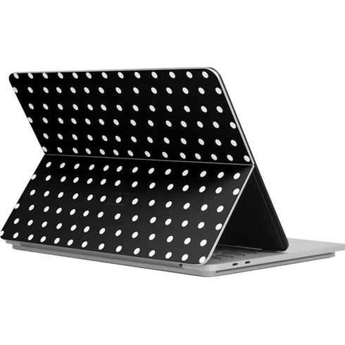 Black and White Polka Dots Surface Laptop Studio Skin